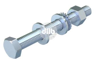 Комплект Болт+Шайба+Гайка M10x40