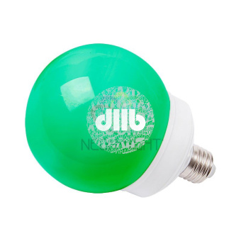 Лампа шар DIA 100 12LED E27 зеленый