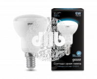 Лампа светодиодная зеркальная LED 6вт Е14 R50 белый Gauss