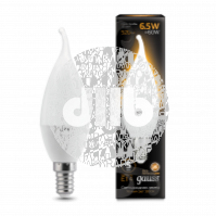 Лампа светодиодная LED 6.5вт 230в Е14 теплый свеча на ветру Candle taiЛампа светодиодная LED Gauss