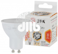 Лампа светодиодная LED MR16-10W-827-GU10 (диод, софит, 10Вт, тепл, GU10) ЭРА (10/100/4000) ЭРА