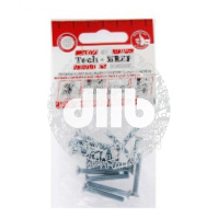 Винт DIN965 М4х30 потайная головка оцинкованный (15 шт)