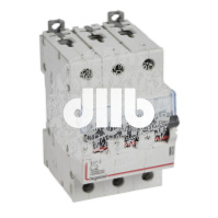 Выключатель автоматический трехполюсный 2А C DX3-E 6kA/6kА
