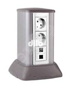 Миниколонна алюминиевая 0.25м цвет черный