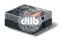 Миниатюрные PCB-реле, Плоские, выводы с шагом 3.5мм, AgCdO, 1CO 10A, катушка DC