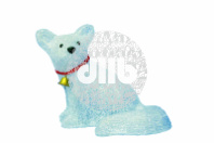 ULD-M3225-032/STA WHITE IP20 FOX Фигура светодиодная «Лисенок», 32 светодиода, 32,5*22*25 см, цвет с