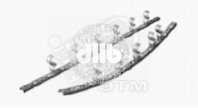 Стойка кронштейна рожкового прямолинейного К1350.001А-05 , окрашенная ОС-12-03 П, (1...16 рожков), L