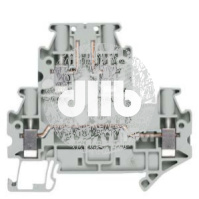 ДВУХ-РЯДНАЯ ДИОДНАЯ КЛЕММА 4ММ2, 6,2MM,ISO.