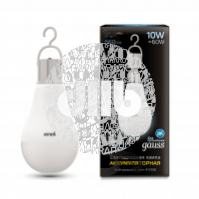 Лампа светодиодная LED 10вт Е27, белый, 660lm, A60 с Li-Ion аккумулятором Gauss