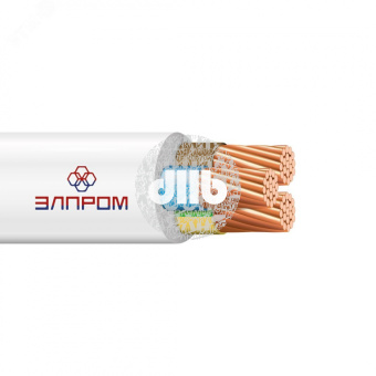 Провод ПВС 3х2.5 белый(100м) ТРТС