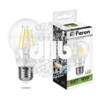 Лампа светодиодная LED 9вт Е27 белый FILAMENT
